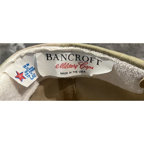Vintage Bancroft Military Caps Desert Shield Storm Snapback Hat Cap Made in USA - Picture 3 of 4